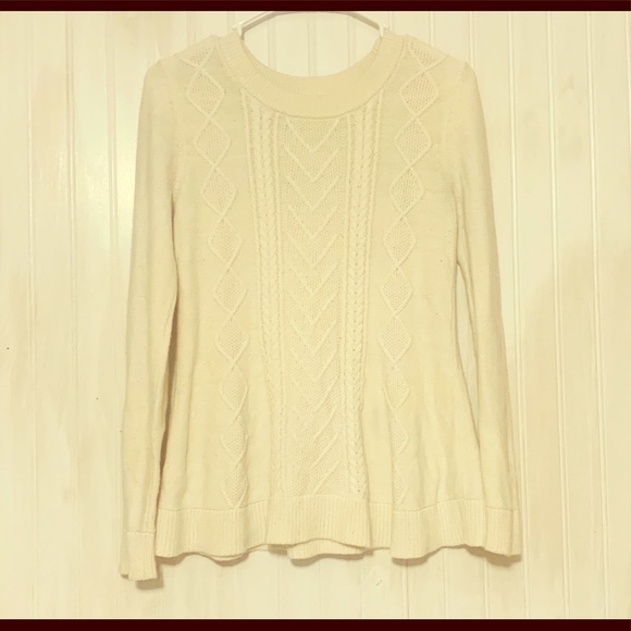 LOFT Outlet Cable Knit Sweater - Picture 1 of 1